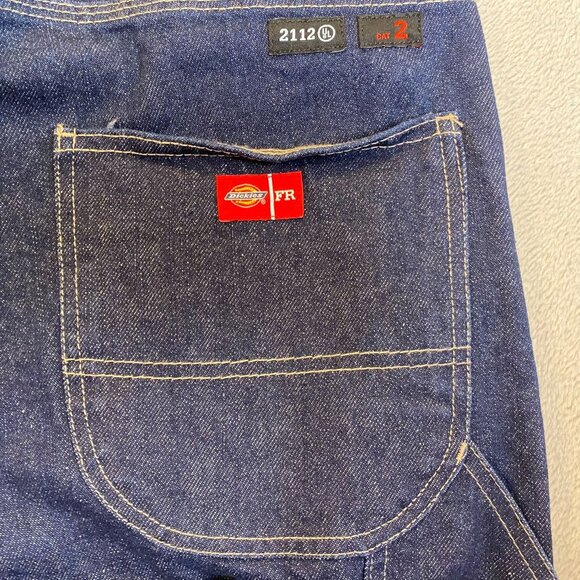 Dickies Mens Jeans 38x32 Measured Flame-Resistant Denim 2112 Relaxed - Picture 9 of 16